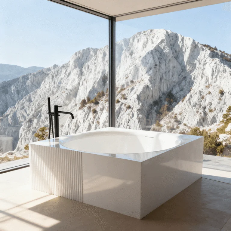 acrylic soaking bathtub HB8041 Holie