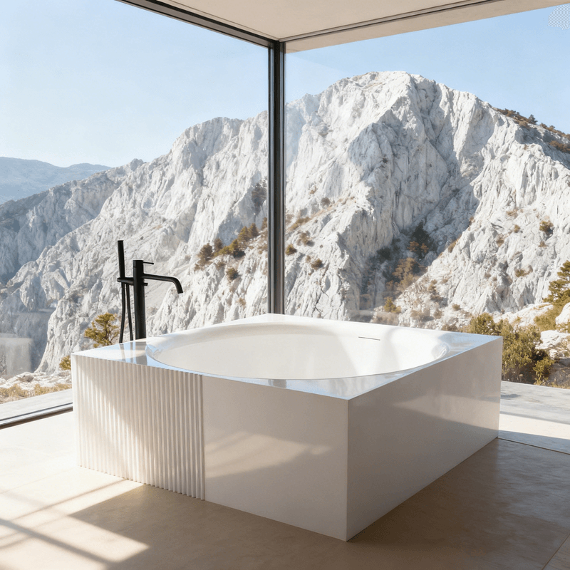 acrylic soaking bathtub HB8041 Holie