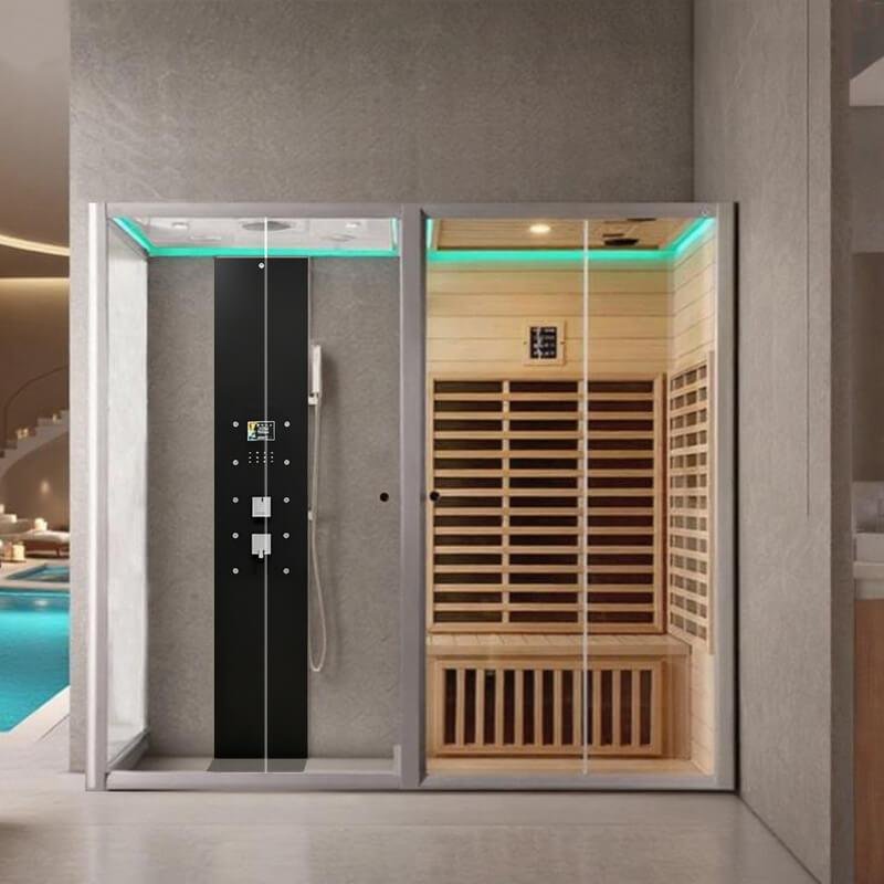 Holie® Customized Steam Sauna HS200F8 BLACK