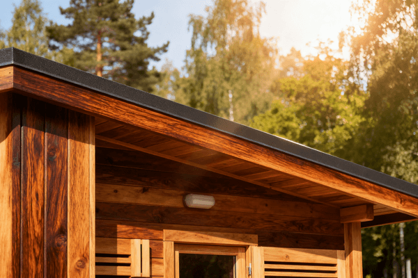 Sauna Material comparison of outdoor sauna materials, cedar, hemlock, and spruce durability
