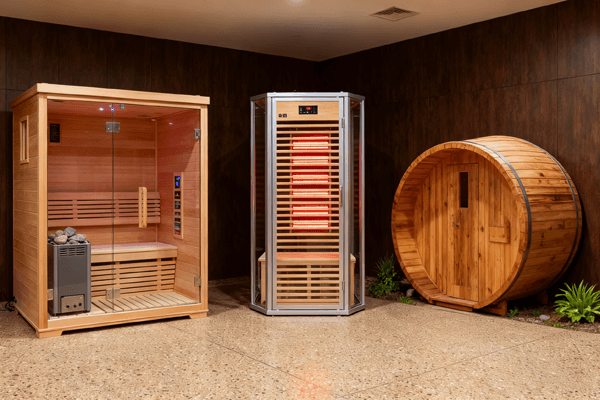Different sauna types suitable for cold plunge pairing