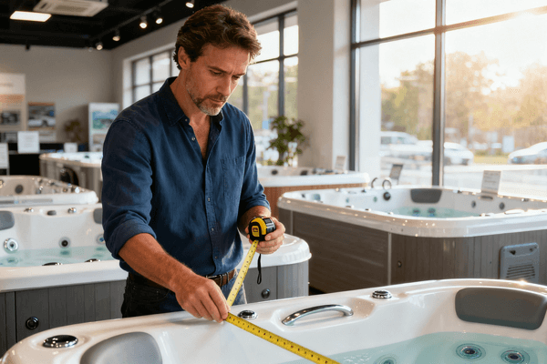 Choosing Right Size choose the right hot tub size illustration