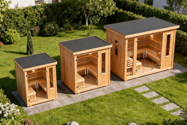 Sauna Size family choosing outdoor sauna size and capacity for backyard space