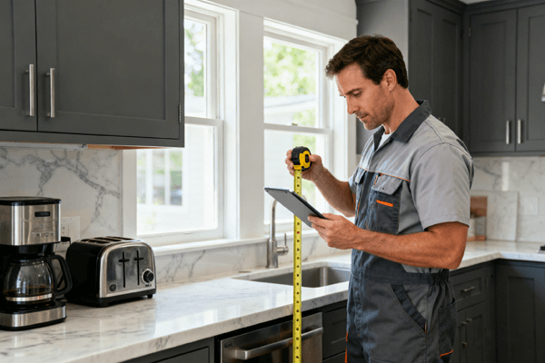 get accurate cabinet quote 2025, showing estimate process