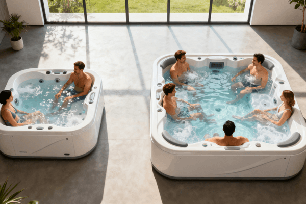 Capacity Comparison hot tub capacity comparison chart