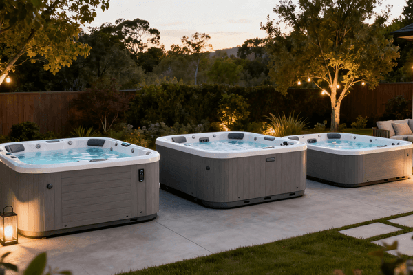 Hot Tub Size Chart hot tub sizes comparison diagram