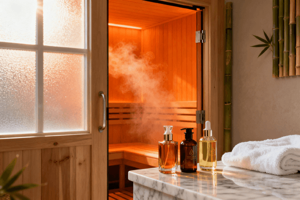 health benefits of sauna combined with therapeutic massage session