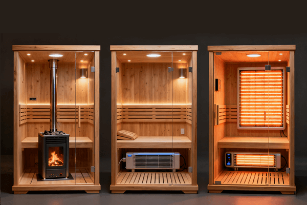 Sauna Heating electric vs wood-fired sauna heating system comparison chart