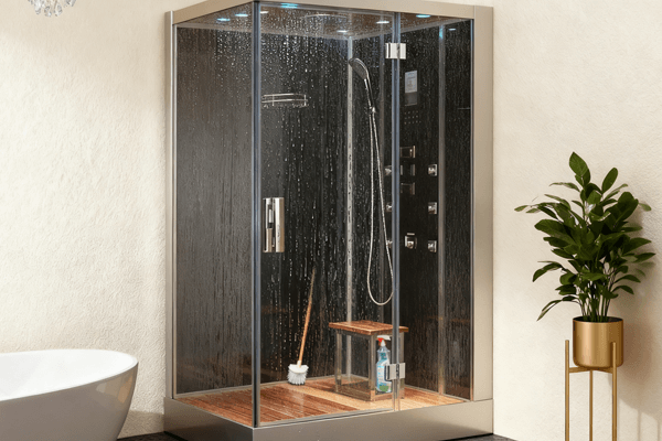 steam shower limitations, limitations of steam shower infographic