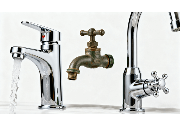 What Is Faucet Tap Spigot close-up comparison of faucet tap and spigot for identification