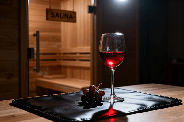 Warning against using infrared saunas after consuming alcohol