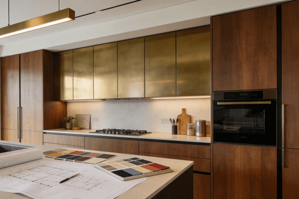 Custom RTA cabinets for hotels and villas showcase