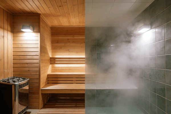 Sauna Steam Difference difference between sauna and steam room for cold relief