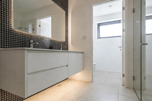 Space saving vanity floating bathroom vanity creating more floor space and visual openness