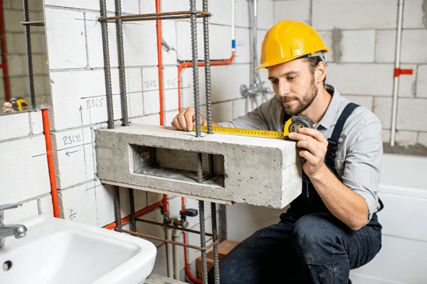 Wall reinforcement wall reinforcement structure for floating vanity installation