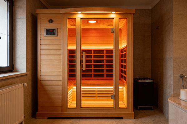 Sauna installation Infrared sauna installation in hotel spa area