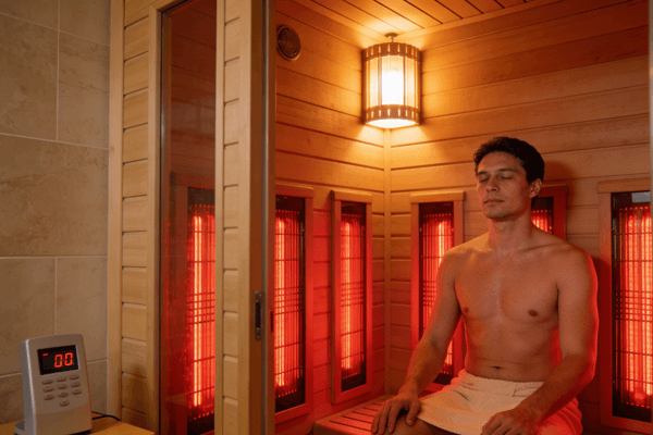 infrared sauna safety overview in modern home spa