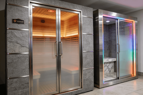 Spa comparison Infrared sauna versus steam room spa comparison