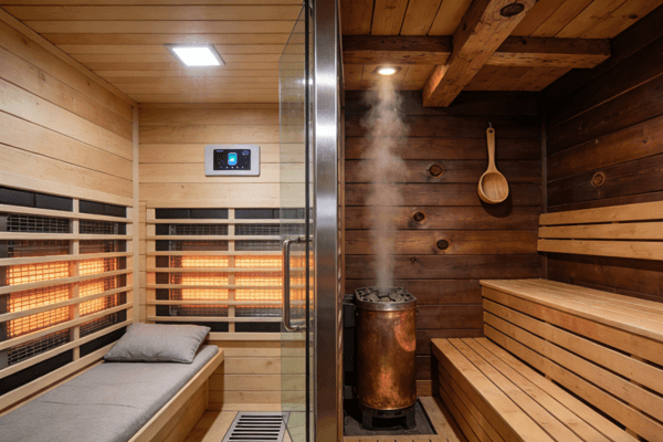 Infrared vs Traditional Infrared sauna and traditional sauna calorie burn comparison