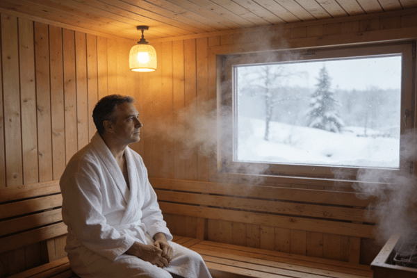 Sauna Calories Illustration asking if sauna is effective for burning calories