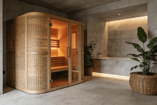 Spa design trend Modern hotel spa infrared sauna design trend