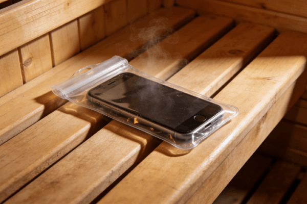 Protect Phone methods to protect phone from sauna heat and moisture