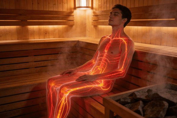 sauna improves blood circulation arousal