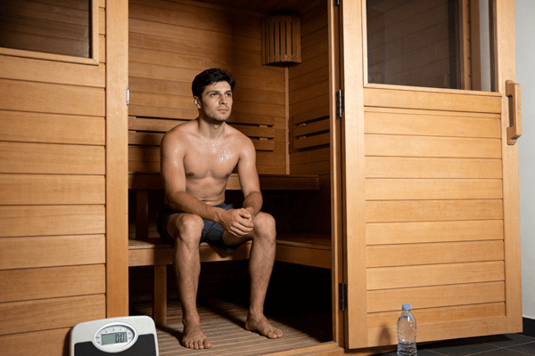 Calories vs Water Sauna calorie loss compared to temporary water weight reduction
