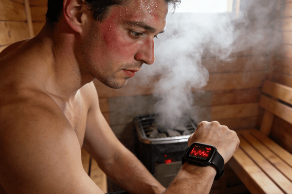 Heart Rate Sauna Heart rate increase and metabolism response inside sauna