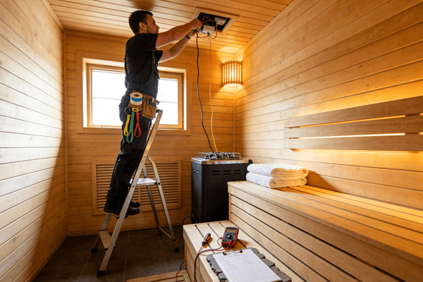 Safety dos Safety dos illustrated for proper and secure sauna installation