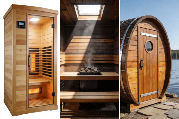 types preference infographic sauna types preference infographic 2026 popular models comparison
