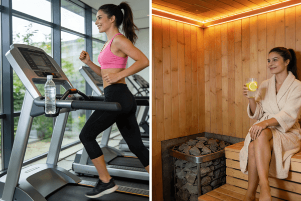 Sauna vs Cardio Sauna use compared with cardio exercise calorie expenditure