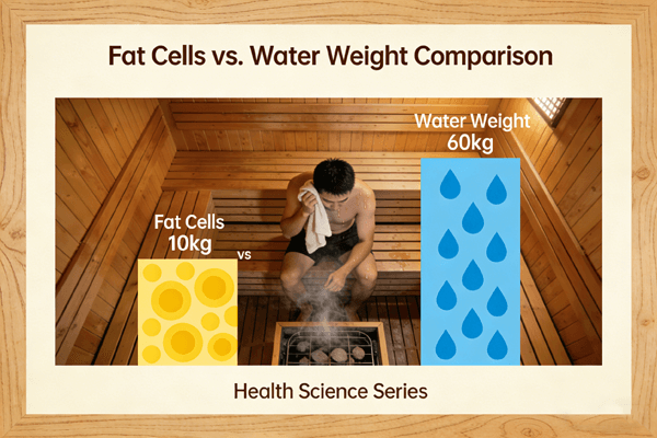 sauna fat vs water loss