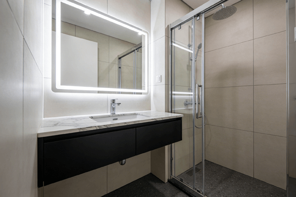 Small vanity sizes Small bathroom vanity size layout illustration