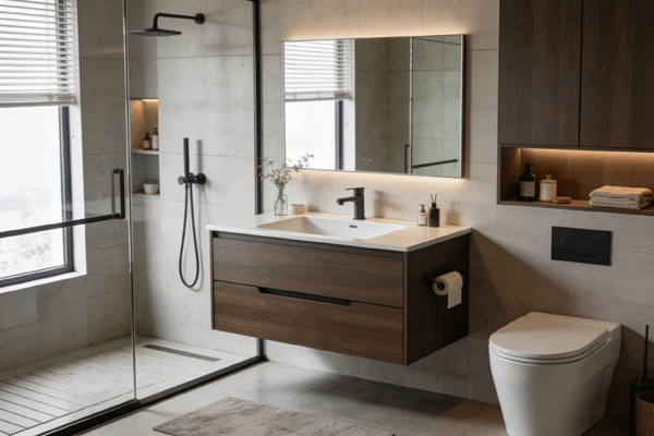 Standard vanity sizes Standard bathroom vanity width depth height chart