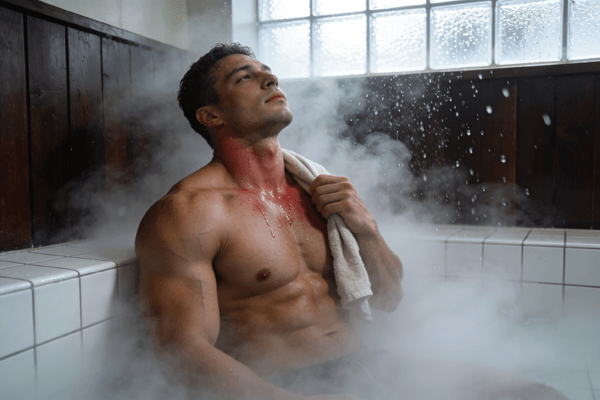 muscle recovery steam room muscle recovery after workout illustration