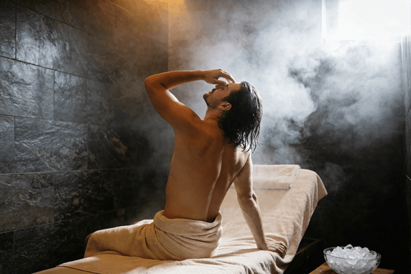 steam room benefits steam room proven benefits illustrated in spa setting