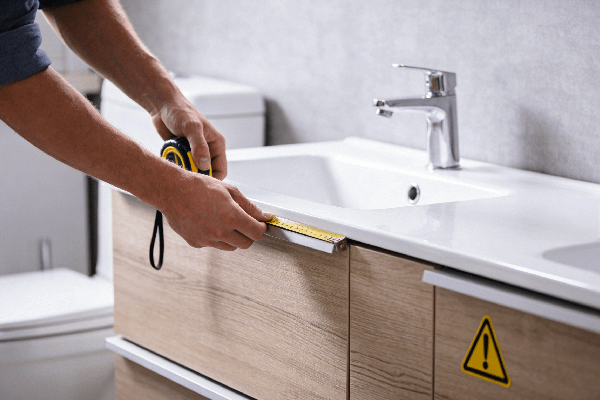 Measuring mistakes Common bathroom vanity measuring mistakes illustrated