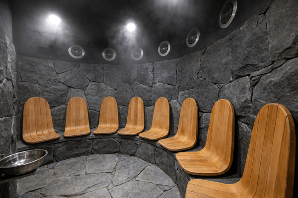 steam room effects steam room effects on body showing sweating and relaxation