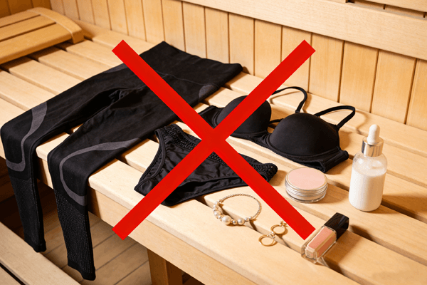 No Swimwear what not to wear women sauna