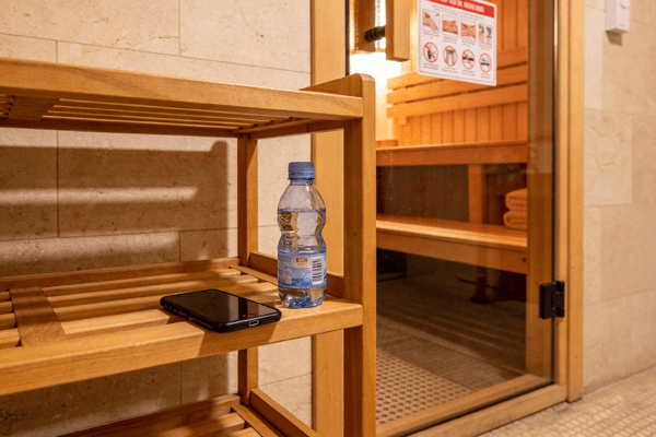 Phone Use Timing acceptable times to use phone near a sauna setting