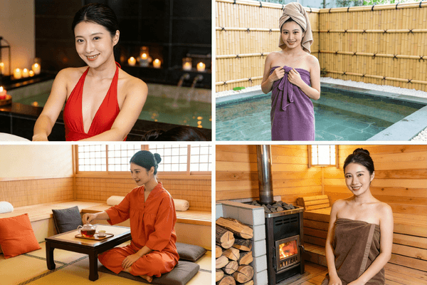 Women’s sauna clothing styles in different countries