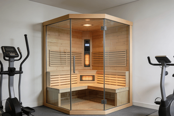 Daily sauna Daily sauna use illustration showing routine wellness benefits