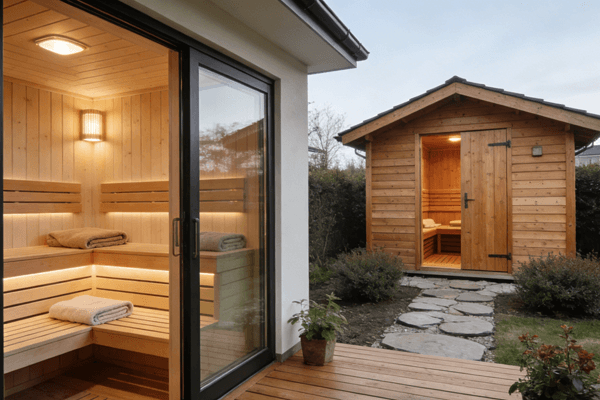 Home Sauna Home sauna options indoor and outdoor