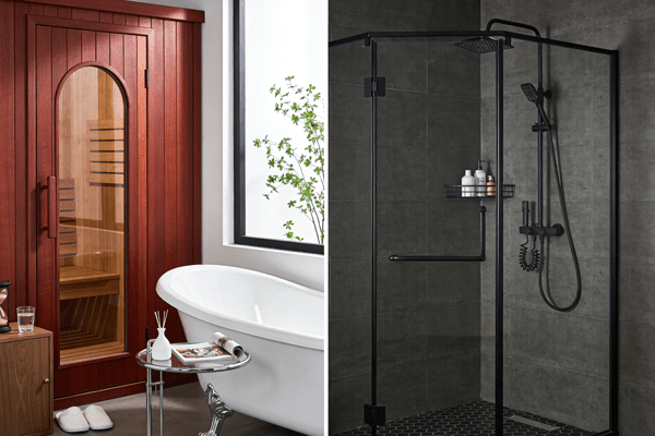 Bath vs Shower Sauna hot bath vs shower vs sauna cold, comparison of hot bath, shower, sauna for cold relief