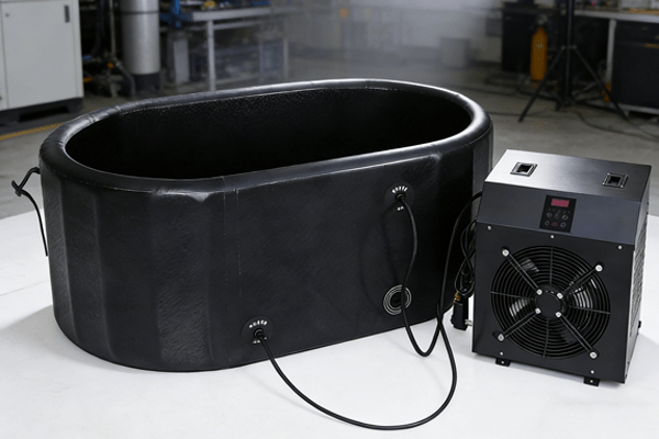 electricity usage ice bath chiller electricity usage infographic