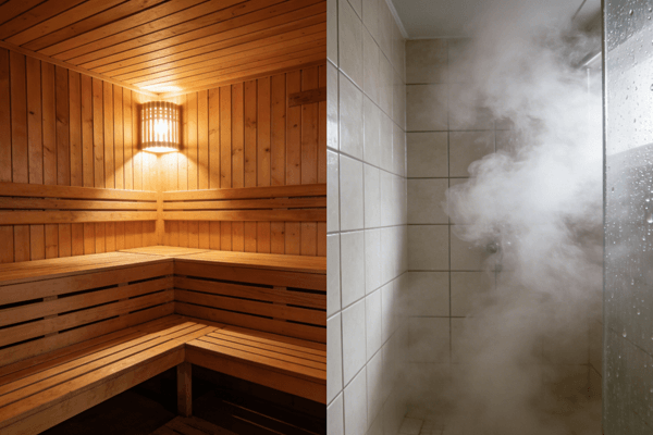 steam vs sauna steam room vs sauna after gym comparison benefits