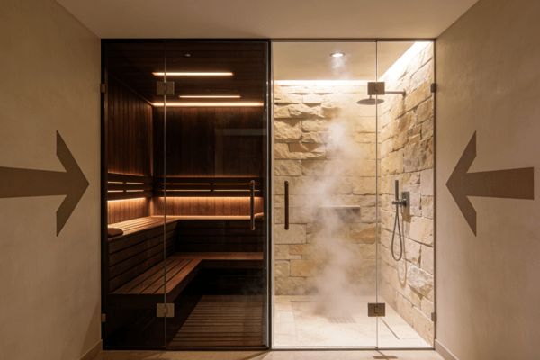 Which Is Right? steam room vs sauna which is right for you decision